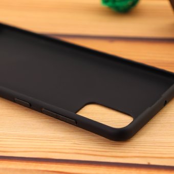  Защитный чехол BoraSCO Mate для Samsung Galaxy A51, черный матовый 