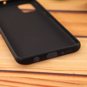  Защитный чехол BoraSCO Mate для Samsung Galaxy A51, черный матовый 