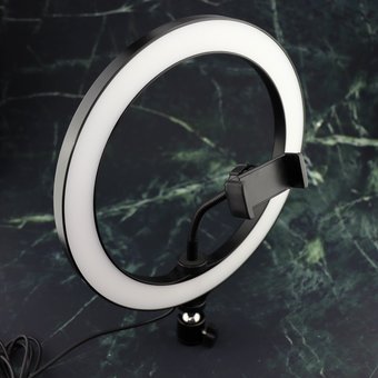  Кольцевая LED лампа Ring Fill Light (26см) + держатель для телефона 