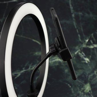  Кольцевая LED лампа Ring Fill Light (26см) + держатель для телефона 