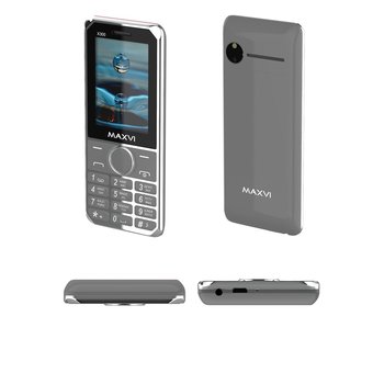  Мобильный телефон Maxvi X300 Grey 