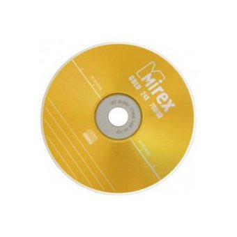  Диск CD-R Mirex 700 Mb, 24х, Gold, Cake Box (50) 