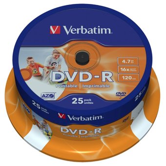  Диск DVD+R Mirex 4.7 Gb, 16x, Cake Box (25) 