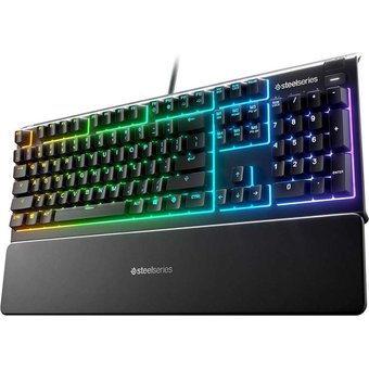  Клавиатура Steelseries Apex 3 RU черный 