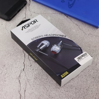  Наушники Aspor A206 черный 
