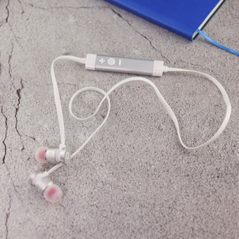  Наушники Bluetooth Aspor A611 Серебро 
