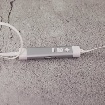  Наушники Bluetooth Aspor A611 Серебро 