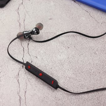  Наушники Bluetooth Magnetic Aspor A609 Черный 
