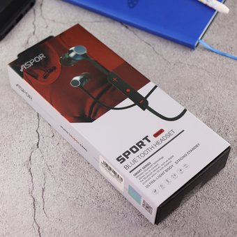  Наушники Bluetooth Magnetic Aspor A609 Черный 