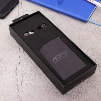  Наушники Bluetooth Magnetic Aspor A609 Черный 