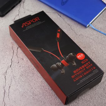  Наушники Bluetooth Magnetic Aspor A612 Красный 