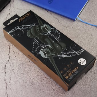 Наушники Bluetooth Magnetic Aspor A615 Белый 
