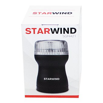  Кофемолка Starwind SGP4421 черный 