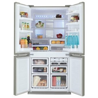  Холодильник Sharp SJ-FP97VBK черный 