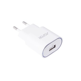  СЗУ Aspor А818 Plus 1USB (2,4A/IQ) Белый 