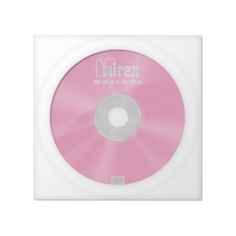  Диск DVD+RW Mirex 4.7 Gb, 4x, Cake Box (10) 