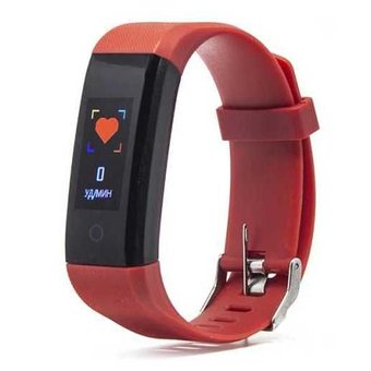  Фитнес-трекер Smarterra FitMaster 4 IPS корп.черный рем.красный (SMFT-04REBL) 