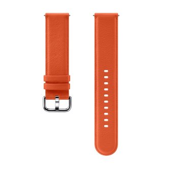  Ремешок Samsung Galaxy Watch Leather Band ET-SLR82MOEGRU для Samsung Galaxy Watch Active/Active2 оранжевый 