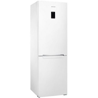  УЦ Холодильник Samsung RB33J3200 WW белый двухкамерный 59.5x66.8x185 см Объем холодильной камеры 230 л (мятый верхний задний угол) 