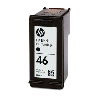  Картридж струйный HP 46 CZ637AE черный (1500стр.) для HP DJ Adv 2020hc/2520hc 