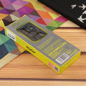  Дата-кабель Aspor AC-16 TOE Lightning 1,2м чёрный 