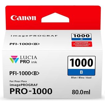 Картридж струйный Canon PFI-1000 B 0555C001 синий для Canon Pixma MG5740/MG6840/MG7740 
