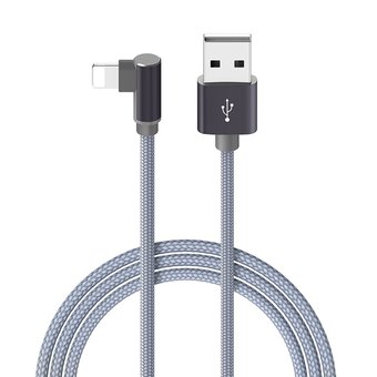  УЦ Дата-кабель BOROFONE BX26 Express lightning 1м (серый) (ПУ) 