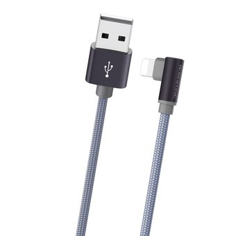  УЦ Дата-кабель BOROFONE BX26 Express lightning 1м (серый) (ПУ) 