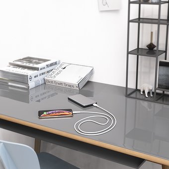  УЦ Дата-кабель BOROFONE BX30 Silicone lightning 1м (белый) (ПУ) 