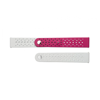  Ремешок Samsung Braloba (Strap Studio) Active Rubber розовый/серый (GP-XVR500BRBPW) 