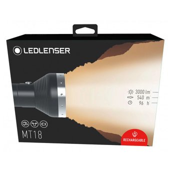  Фонарь ручной Led Lenser MT18 черныйx1 (500847) 