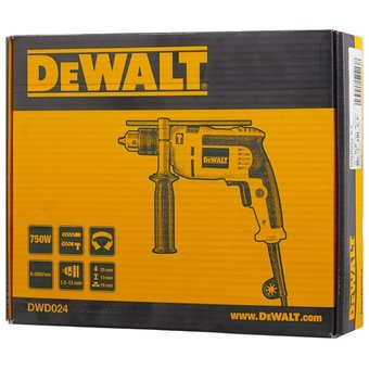  Дрель ударная DeWalt DWD024-KS 