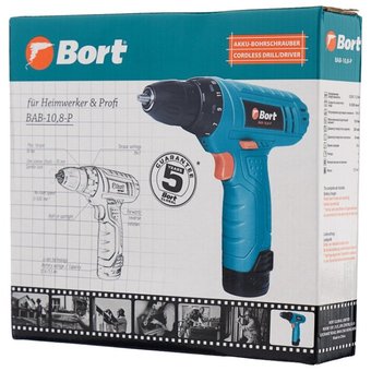  Дрель-шуруповерт Bort BAB-10,8-P 