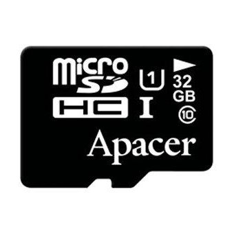  Карта памяти Apacer microSDHC 32GB Class10 UHS-I R/W 45/10 MB/s (AP32GMCSH10U1-RA) 
