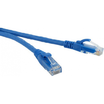  Патч-корд Atcom АТ9162 UTP5e, 3 м, литой, многожильный, медь CU, 24AWG, PVC, синий 
