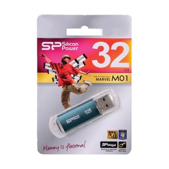  Flash Drive 32Gb USB3.0 Silicon Power Marvel M01 SP032GBUF3M01V1B синий 