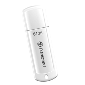  Flash Drive 64Gb USB2.0 Transcend Jetflash 370 TS64GJF370 белый 