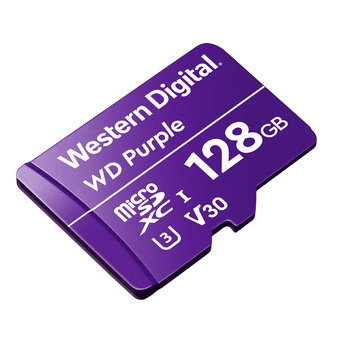  Карта памяти WD microSDXC 128Gb Class10 WDD128G1P0A Purple w/o adapter 