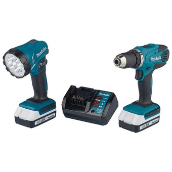  Шуруповерт Makita DF457DWLE (кейс в комплекте) 