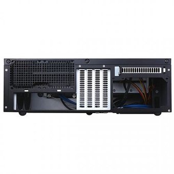  Корпус Silverstone Grandia SST-GD06B HTPC Micro ATX Computer Case, Silent High Airflow Performance, 2x 3.5 Inch Hot Swap Drive Bay, lockable, black 