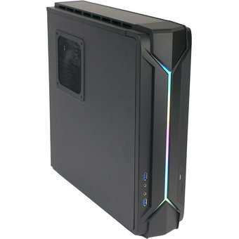  Корпус Silverstone SST-RVZ03B-ARGB Raven Mini-ITX Gaming Computer Case, ARGB, black 