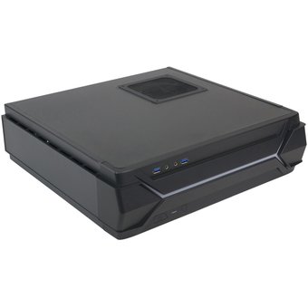  Корпус Silverstone SST-RVZ03B-ARGB Raven Mini-ITX Gaming Computer Case, ARGB, black 