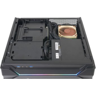  Корпус Silverstone SST-RVZ03B-ARGB Raven Mini-ITX Gaming Computer Case, ARGB, black 