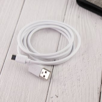  УЦ Дата-кабель Belkin Type-C 1,2m в коробке (белый) (ПУ) 
