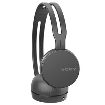  Наушники bluetooth Sony WH-CH400 черный (оголовье) 