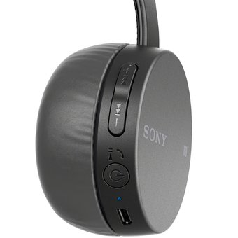  Наушники bluetooth Sony WH-CH400 черный (оголовье) 