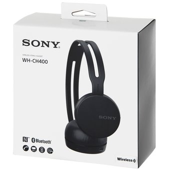  Наушники bluetooth Sony WH-CH400 черный (оголовье) 