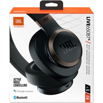  Наушники bluetooth JBL Live 650BTNC 1.2м черный 