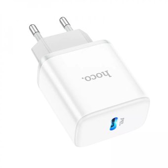  СЗУ Hoco C104A Stage single port PD20W charger, white 