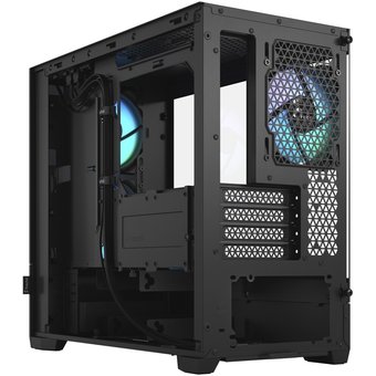  Корпус Fractal Design PoP Mini Air RGB (FD-C-POR1M-06) Black TG черный без БП ATX 3x120mm 2xUSB3.0 audio bott PSU 